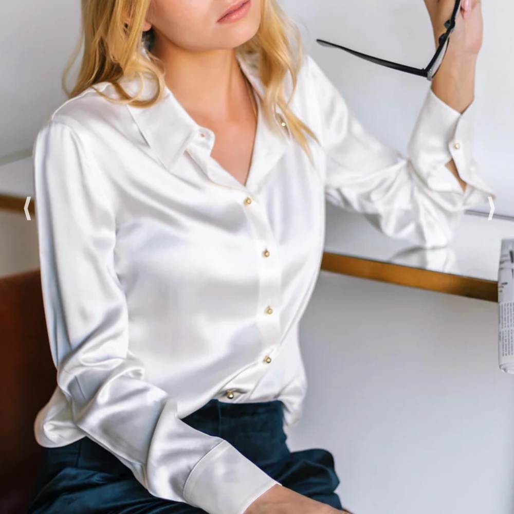 Ravella 100% Silk Milano Silk Blouse